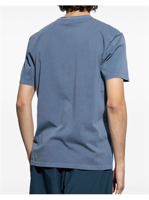 T-shirt in puro cotone leggero tinta in capo WOOLRICH | CFWOTE0146MRUT3708.3115